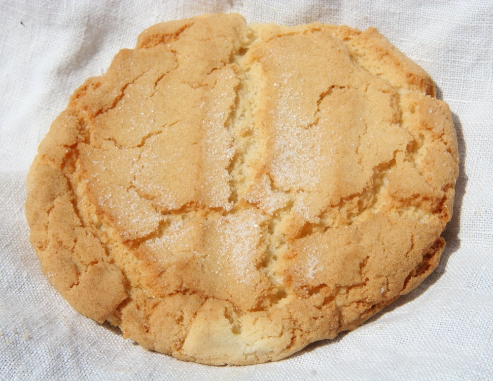 Cookie casera recién horneada